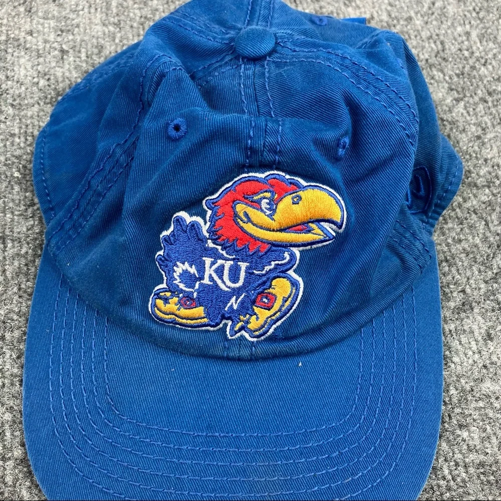 Kansas‎ Jayhawks Basketball Hat One Size Blue